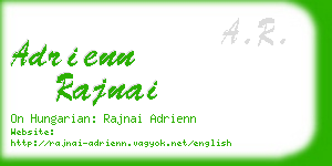 adrienn rajnai business card